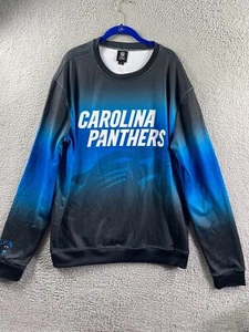 Herren NFL Blau Carolina Panthers Activewear Langarm T-Shirt Größe XL - Bild 1 von 13