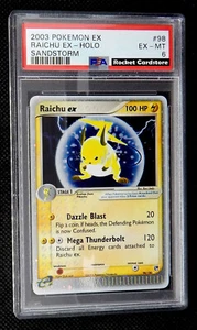 Pokemon Raichu ex Holo EN 98/100 EX Sandstorm PSA 6 EX-MT - Bild 1 von 2