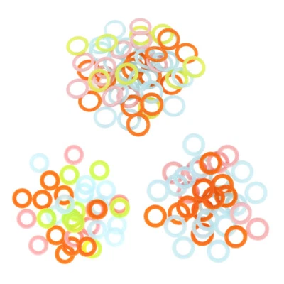 300pcs Knitting& Crochet Supplies Knitting Markers Mark Circle Circular Marker - Image 1 of 4