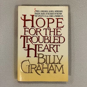 1991 HOPE for the Troubled Heart Paperback Book by Billy Graham - Very Nice - Bild 1 von 9