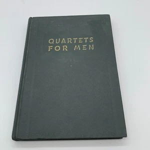 Quartets For Men Vintage 1926 Gospel Spirituals Music Church Hymnal F1 - Foto 1 di 20