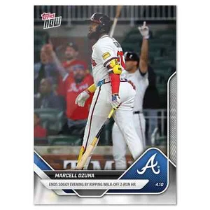 Marcell Ozuna - 2025 MLB Topps NOW® - Card 56 Walk Off - Bild 1 von 2
