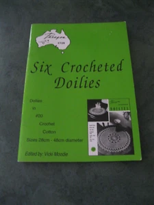 Six Crocheted Doilies: Paragon: Vicki Moodie: C129 . :1999: Preloved - Picture 1 of 5