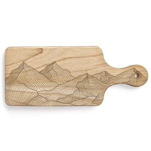 MOUNTAIN LINE ART Cutting Board - Picture 1 of 3