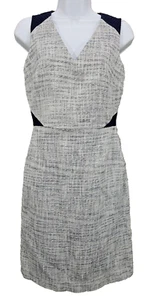 NWT J. Crew Womens Sheath Dress Lace Tweed Corpcore Office Event Party Size 2 - Picture 1 of 16