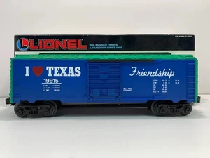 LIONEL 6-19915 I LOVE TEXAS BOXCAR LN/C8 # 915 - Picture 1 of 1