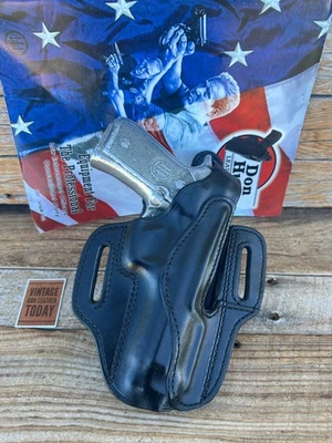 Don Hume Black Leather H726 Optics Ready Holster For Beretta 92FS Brigadier - Image 1 of 2