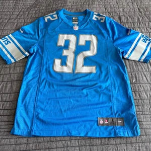 Nike On Field Game NFL Detroit Lions Deandre Swift Blue #32 Jersey Men's Large - Picture 1 of 9