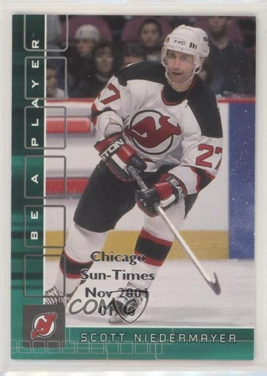2001-02 ITG Be A Player Memorabilia /10 Scott Niedermayer #119 HOF - Image 1 of 2