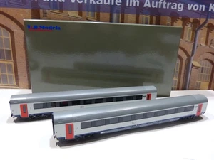 Ls Models 93551 Zweiteiliges Personenwagen-Set SNCB AC      R63 - Bild 1 von 4