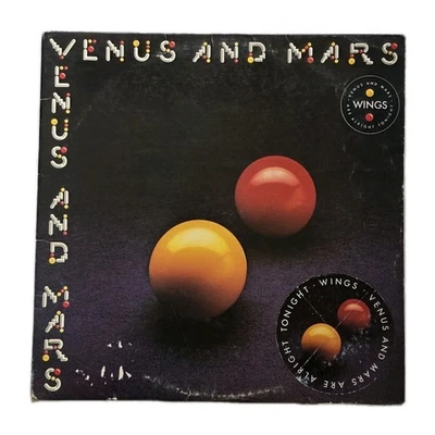 WINGS "Venus And Mars" RARE 1975 AUSSIE GATEFOLD LP w/2 POSTERS (Paul McCartney) - Image 1 of 4