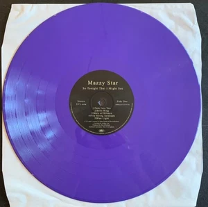 MAZZY STAR - SO TONIGHT THAT I MIGHT SEE - LTD PURPLE VINYL LP - Hope Sandoval - Picture 1 of 2