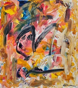 Willem de Kooning Signed Abstract Expressionist Canvas - American Art - Picture 1 of 4