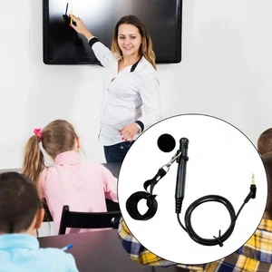 Mini Handheld Microphone With Silver Or Black Lanyard Option For Public Speaking - Picture 1 of 12