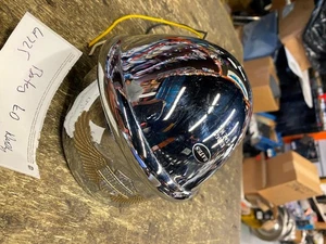 Vtg Bates KD Headlight 5 3/4 Chopper Old Skool Bottom mount Nice Wide Glide 70's - Photo 1/8