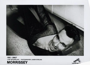Morrissey Photo Original Black And White Press Promotion EMI records 1992 - Picture 1 of 13