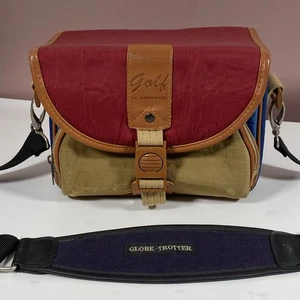 Borsa a tracolla vintage retrò Vanguard per fotocamera da golf custodia Globetrotter - Foto 1 di 5