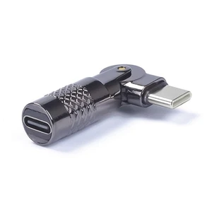 Right Angle USB C Male to Female Extender 60W Type C Adapter for Computer - Picture 1 of 8