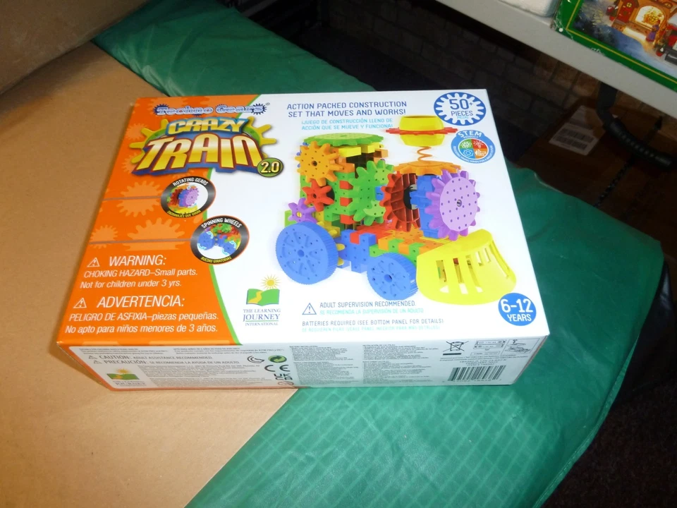 Techno Gears CRAZY TRAIN 2.0 - 50+ pcs Building Toy , New - Image 1 of 2