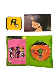 Grand Theft Auto Vice City Xbox With Sticker Map And Manual - Picture 1 of 5