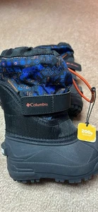 Columbia kleine Kinder Schneestiefel Größe 7 wasserdicht Powder Bug neu - Bild 1 von 6