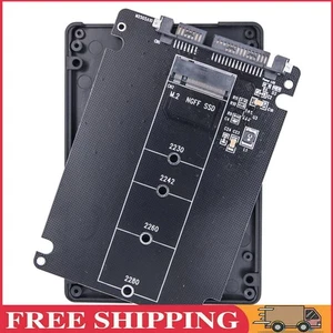 M.2 NGFF SSD To SATA3 External Hard Drive Box Dual-Use (Cased Adapter Card) - Bild 1 von 12