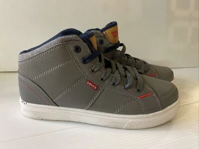 ZAPATOS CON CORDONES LEVI'S 536784-47K LENGÜETA ROJA JUVENIL NIÑO ALTO GRIS -TALLA 6 Nuevos Foto 1 de 4