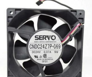1 pcs SERVO 12CM 12038 CNDC24Z7P-069 24V 0.37A 9W inverter cooling fan - Afbeelding 1 van 1