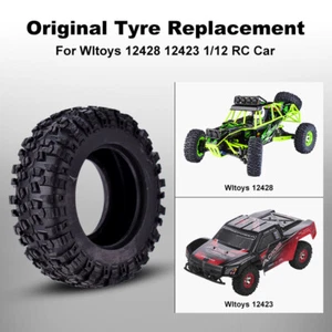 Rubber RC Car Wheels Tires for Wltoys 12428 1/12 RC Car Right Wheel Tyre RC Car - Picture 1 of 7