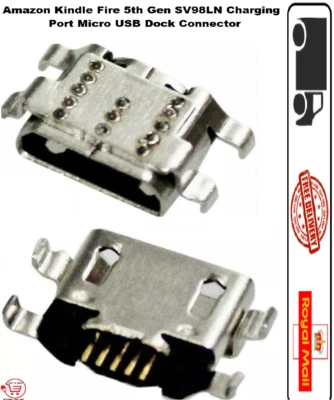 MY STORE Amazon Kindle Fire 5. Gen Ladebuchse Micro USB Dock Connector SV98LN