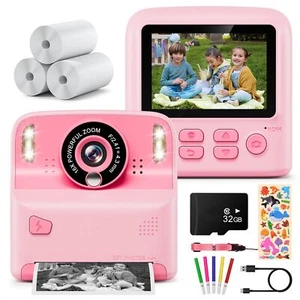Appareil Photo Instantané Enfant 24" 1080P Appareil Photo Enfant avec 32GB Ca... - Zdjęcie 1 z 7