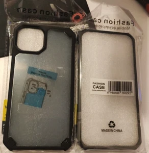 CUSTODIA PROTETTIVA CASE COVER rinforzata angoli PER IPHONE 13 BUMPER TPU GEL - Foto 1 di 4