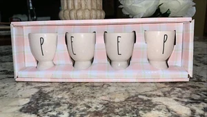 Easter Rae Dunn 🐣 Egg Holder Cups (4) PEEP - Picture 1 of 2