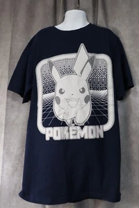 Pokemon Youth Boy's Blue Short Sleeve T-Shirt Pikachu Graphic Print Size XL - Picture 1 of 3