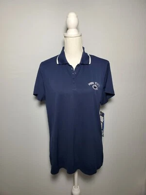 Polo para mujer Charles River Sport Penn State azul marino sistema de absorción XL NUEVO CON ETIQUETAS. Foto 1 de 4