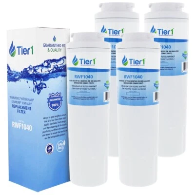 Fits Maytag UKF8001 EDR4RXD1 Filter 4 Comparable Water Filter 4 Pack by Tier1