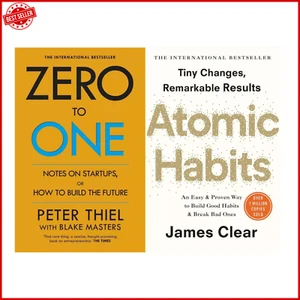 Combo Set Of 2 books (Zero to One by Peter Thiel + Atomic Habits by James Clear) - Picture 1 of 3