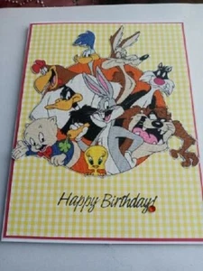 HANDMADE BIRTHDAY CARDS - CARTOON CHARACTERS - Picture 1 of 1