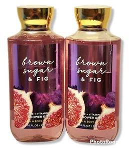 X2 Brown Sugar & Fig Shower Gel Body Wash Lot of 2 Bath & Body Works - Picture 1 of 2