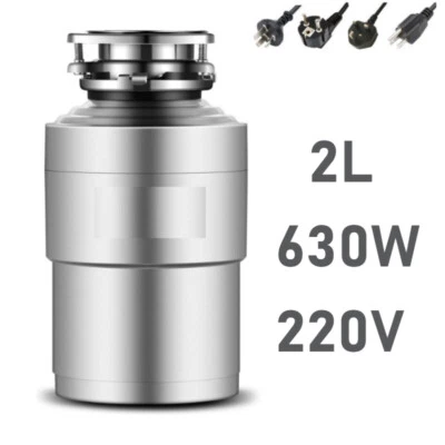 Procesador de Basura 220V 2L Eliminador de Residuos de Alimentos Fregadero Eliminación Cocina Hogar - Imagen 1 de 4
