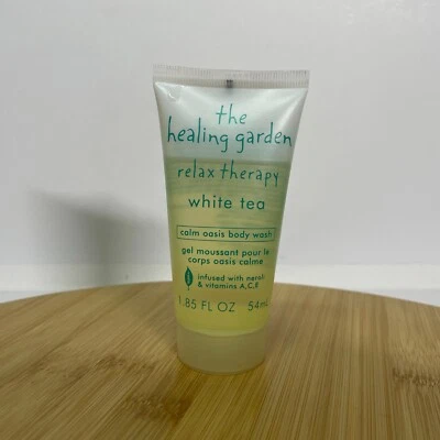 Jabón corporal hidratante té blanco terapia relax The Healing Garden 1,85 OZ viaje Foto 1 de 3