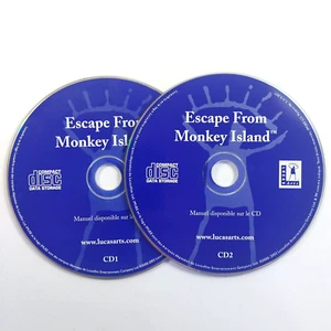 Escape From Monkey Island Jeu PC Windows 95 Version Française Fr - Imagen 1 de 1