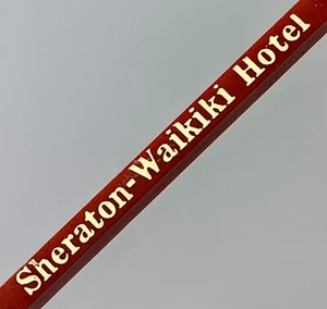 Vintage Sheraton - Waikiki Hotel  Swizzle/Stir Stick - Hawaii Souvenir! - Picture 1 of 4