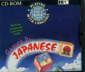 Playing With Language: Games In Japanese PC CD learning colors shapes sizes face - Picture 1 of 1