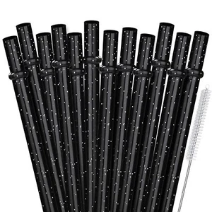 12 Pack 13 Inch Extra Long Silicone Straws Reusable Tumbler Drinking Straws - Picture 1 of 7
