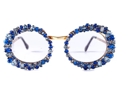 ULTRA RARE 1960'S TURA FILIGREE ICE ACCENTED FRAME ARCHIVE DIOR SUNGLASSES - Image 1 of 4