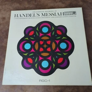 London Philharmonic Choir - Complete Recording of Handel's Messiah 4-LP Box Set - Picture 1 of 12