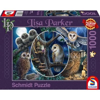 Puzzle Lisa Parker: Gufi misteriosi - 1000 pz - Schmidt 59667 - Immagine 1 di 2