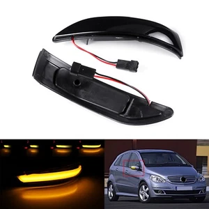 2x Dynamic LED Wing Mirror Indicator Turn Signal Light For Benz W245 W169 04-08 - Picture 1 of 10