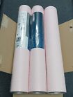 Lot d'emplois offre 6 rouleaux complets 44,99 £ papier peint rose doux texture unie 1308205 